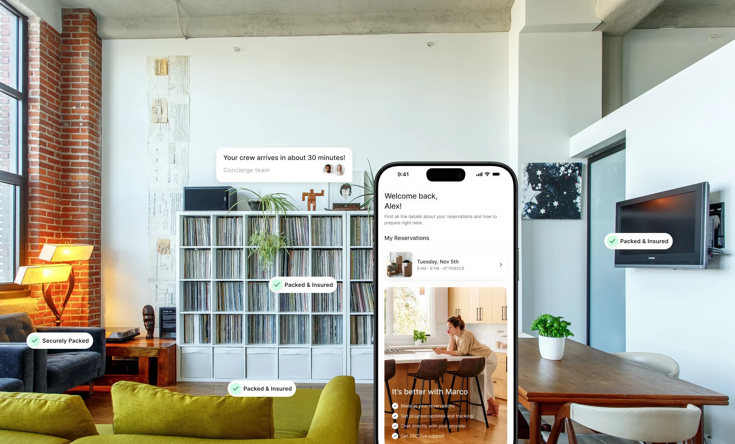 Moving and home services near you with Marco
