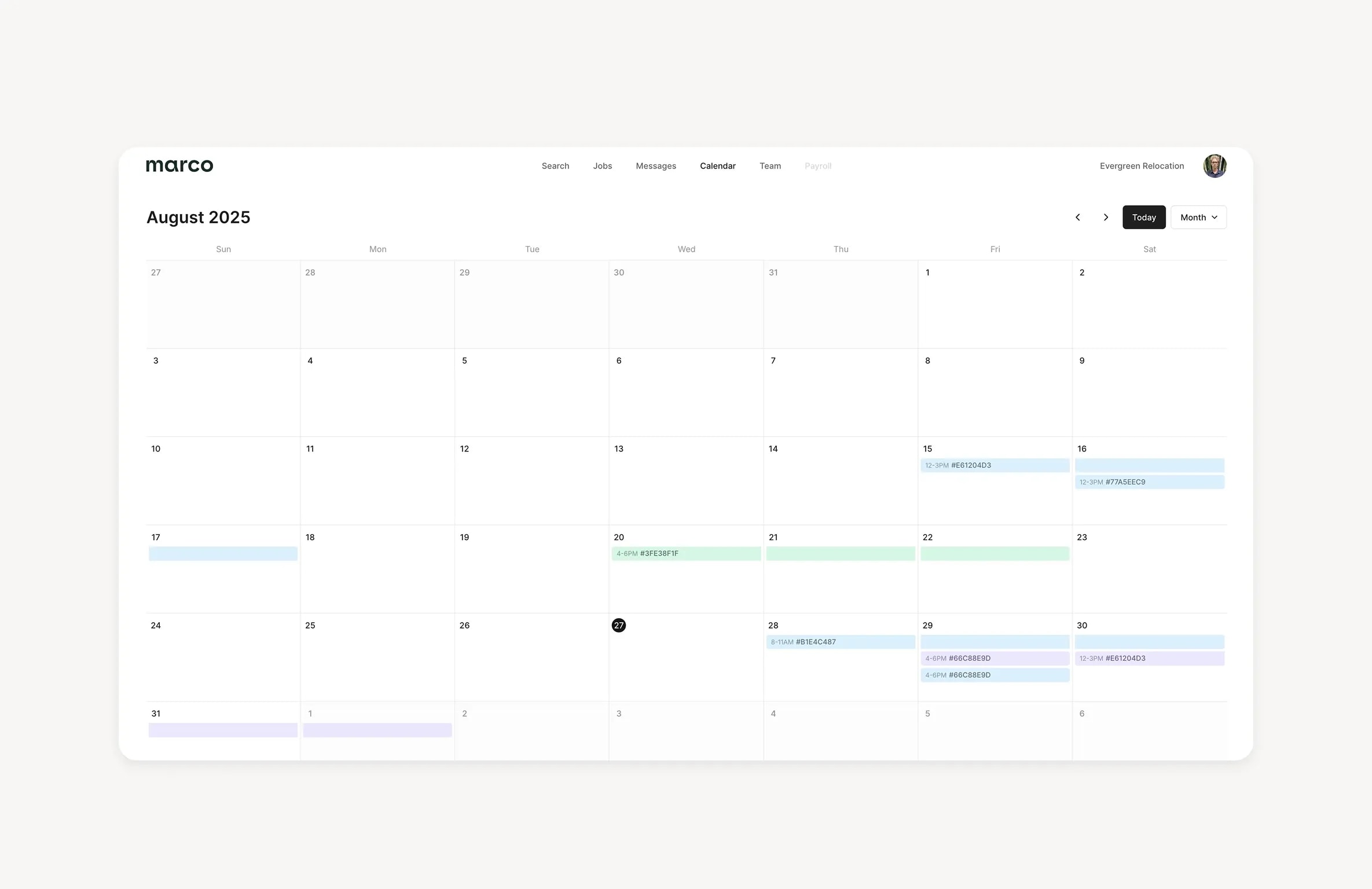 Easily manage jobs and availability in one place.
