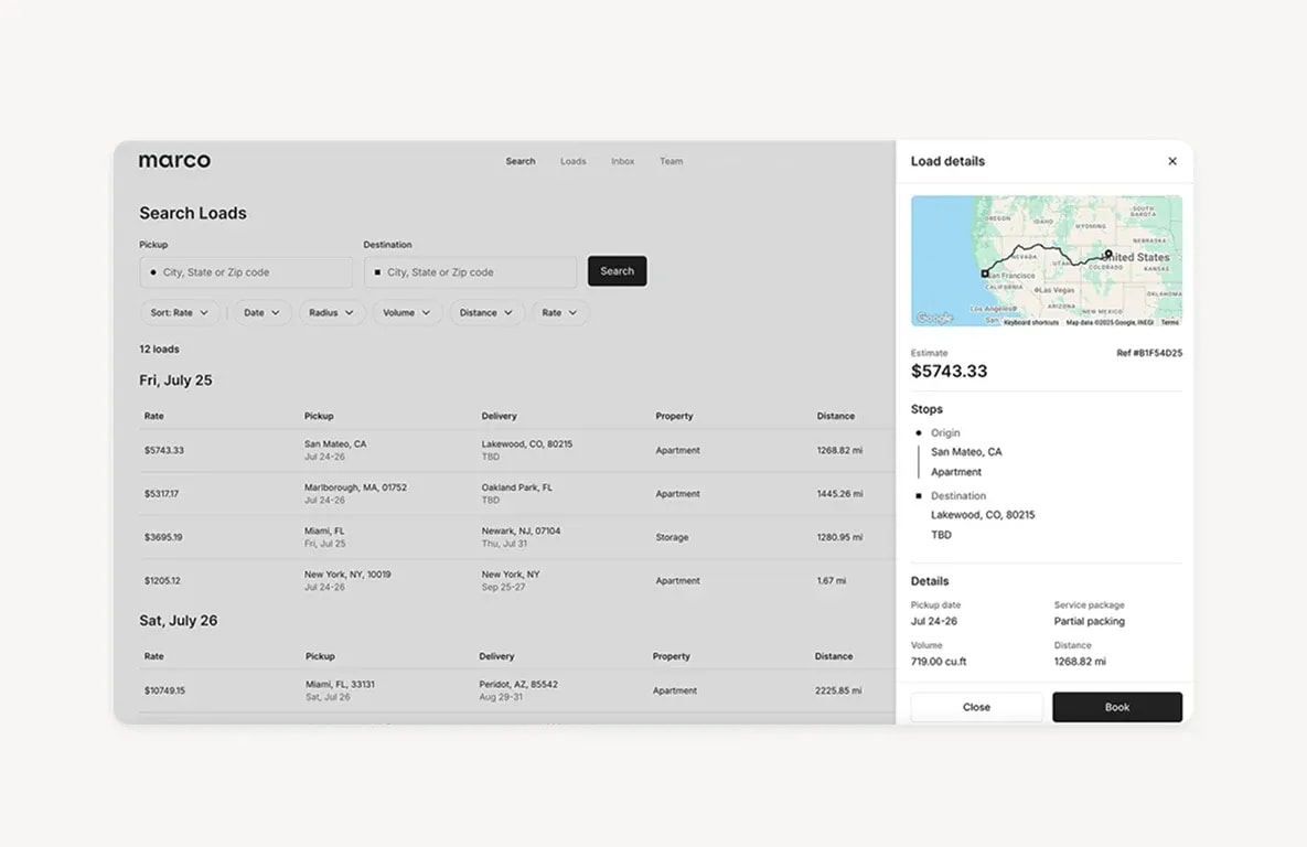 Booking